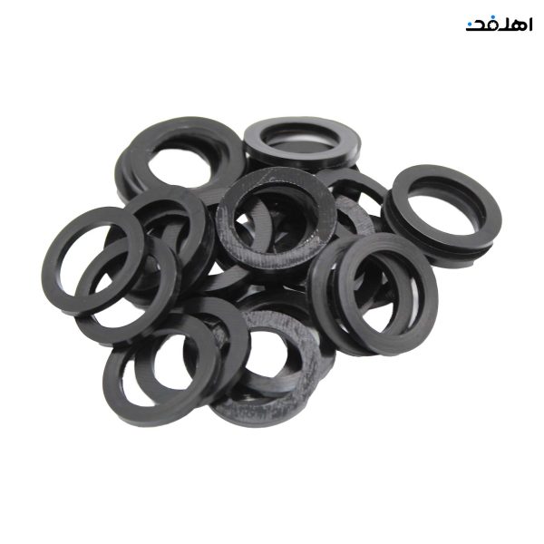 واشر لاستیکی 3/4 تخت مجموعه 100 عددی