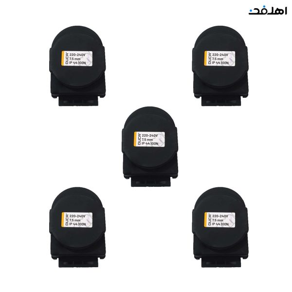 مجموعه 5 عددی موتور شیر سه طرفه پکیج دیواری برند دوکا DUCA