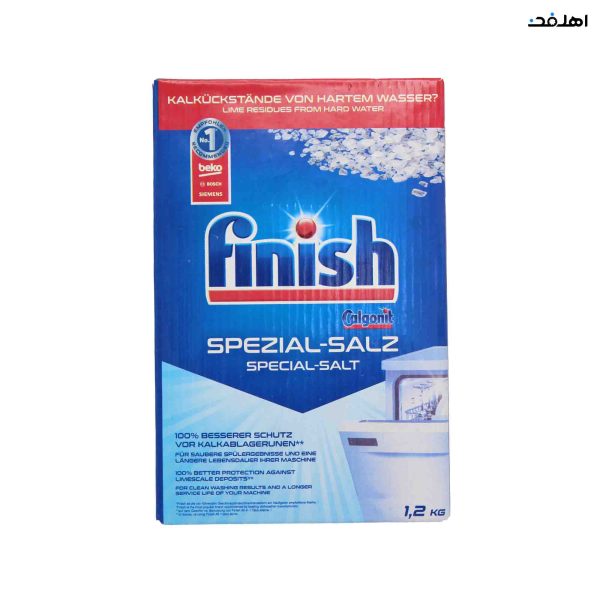 نمک ماشین ظرفشویی finish فینیش مدل 1200 گرمی